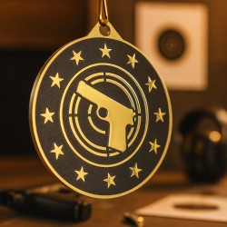 Kovová medaile MDM05M38 | Střelba