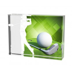 Skleněná trofej CR4013M07 | Golf