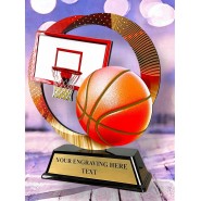 Kovová trofej SAM02M02 | Basketball