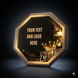 Dřevěná plaketa HEXM44 | Univerzální