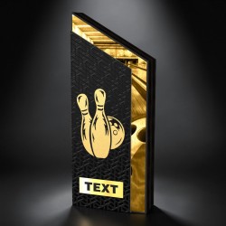 Dřevěná trofej WM001M20 | Bowling