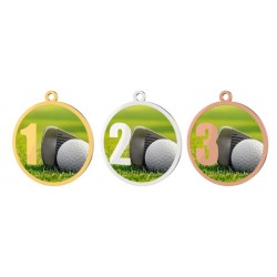 Kovová medaile MDT0001M10 | Golf