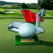 Akrylátová trofej AWF M50 | Golf