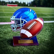 Akrylátová trofej AWF M68 | Americký fotbal
