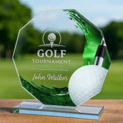 Skleněná trofej CR2024301M02 | Golf