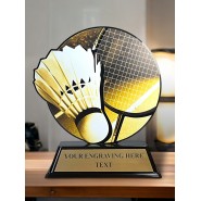 Akrylátová trofej FABM07 | Badminton