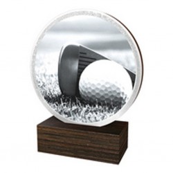 Dřevěná plaketa TFRW547 | Golf