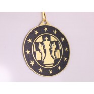 Kovová medaile MDM05M27 | Šachy