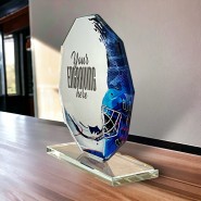 Skleněná trofej CR2024301M19 | Hokej