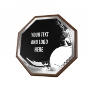Dřevěná plaketa HEXM02 | Padel
