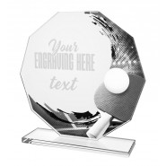 Skleněná trofej CR2024301M52 | Stolní tenis