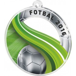 Akrylátová medaile MDAF0010M14 | Fotbal