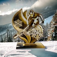 Akrylátová trofej AWF M69 | Sjezdové lyžování