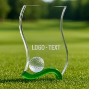 Skleněná trofej  CR5054 | Golf Skleněná trofej  CR5054 | Golf