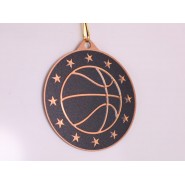 Kovová medaile MDM05M28 | Basketball