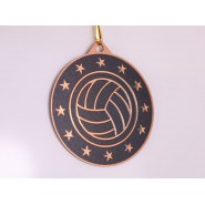 Kovová medaile MDM05M08 | Volejbal