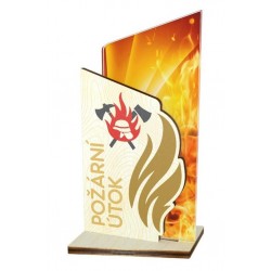 Akrylátová trofej APLA0012M09 | Hasiči