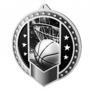 Kovová medaile MDMAR03M01 | Basketball
