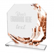 Skleněná trofej CR2024302M64 | Krasobruslení