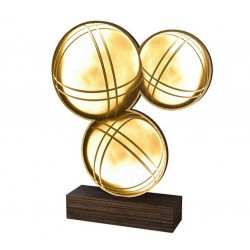 Dřevěná plaketa WF083 | Petanque
