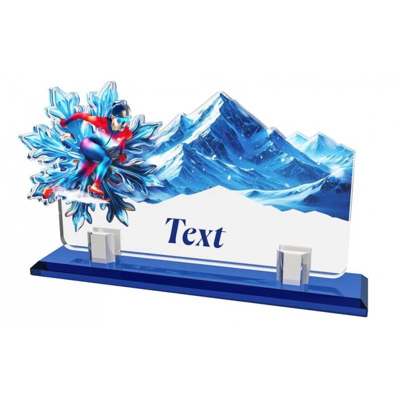 Akrylátová trofej APLAG26M10 | Bruslení Akrylátová trofej APLAG26M10 | Bruslení