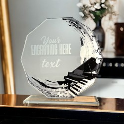 Skleněná trofej CR2024301M48 | Hudba