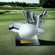 Akrylátová trofej AWF M50 | Golf
