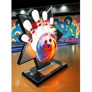 Kovová trofej SAM01M07 | Bowling