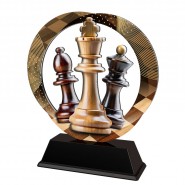Kovová trofej SAM02M12 | Šachy