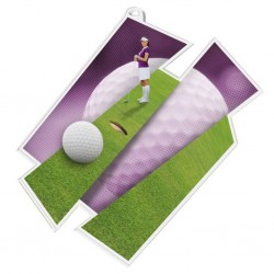 Akrylátová medaile MDAZ0011M5 | Golf
