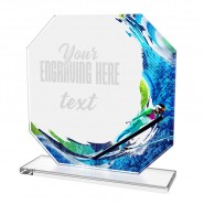 Skleněná trofej CR2024302M57 | Skoky na lyžích