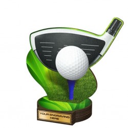 Dřevěná plaketa RW116 | Golf