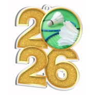 Akrylátová medaile MDA2026M18 | Badminton