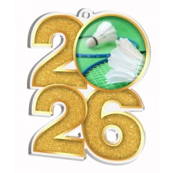 Akrylátová medaile MDA2026M18 | Badminton