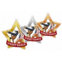 Akrylátová medaile MDASTARM40 | Tanec