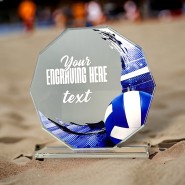 Skleněná trofej CR2024301M40 | Volejbal
