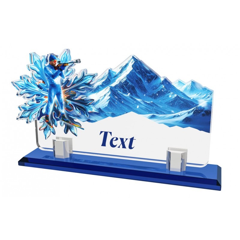 Akrylátová trofej APLAG26M14 | Biatlon Akrylátová trofej APLAG26M14 | Biatlon