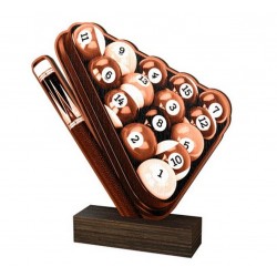 Dřevěná plaketa WF057 | Billiard