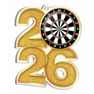 Akrylátová medaile MDA2026M09 | Šipky