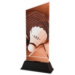 Akrylátová trofej CAS0135 | Badminton