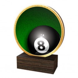 Dřevěná plaketa TFRW749 | Billiard