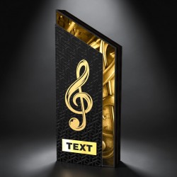 Dřevěná trofej WM001M13 | Hudba
