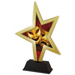 Akrylátová trofej STAR002M10 | Divadlo