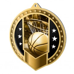 Kovová medaile MDMAR03M01 | Basketball