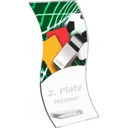 Skleněná trofej CR4142M4 | Fotbal