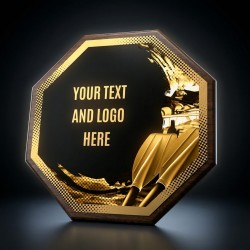 Dřevěná plaketa HEXM42 | Vodní sporty