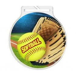 Akrylátová medaile MDA60M39 | Softball