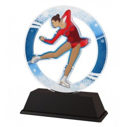 Akrylátová trofej CBCUS001M10 | Krasobruslení