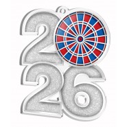 Akrylátová medaile MDA2026M10 | Šipky