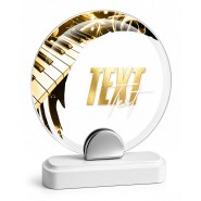 Skleněná trofej CR242075M14 | Hudba